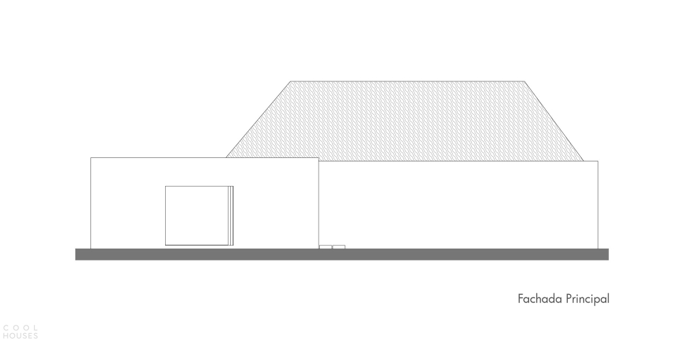 Чайный домик с элементами японской стилистики на берегу океана