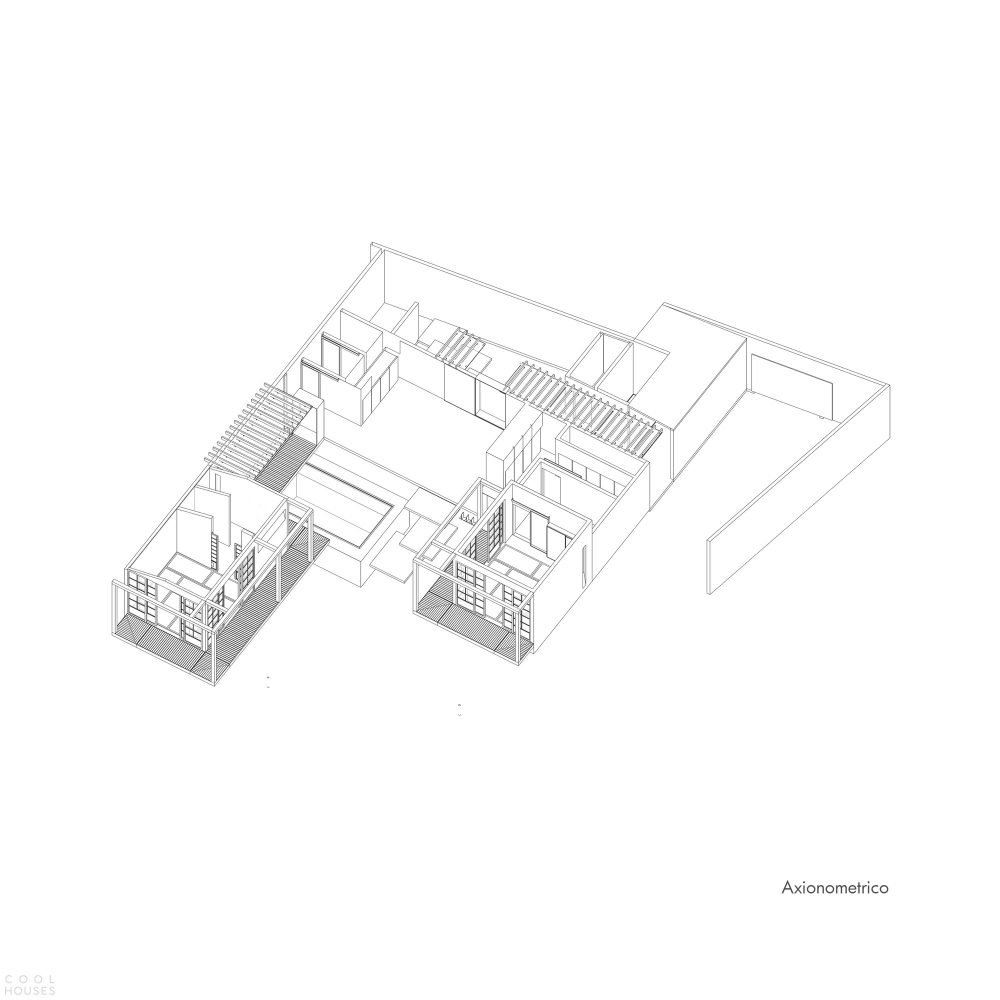 Чайный домик с элементами японской стилистики на берегу океана