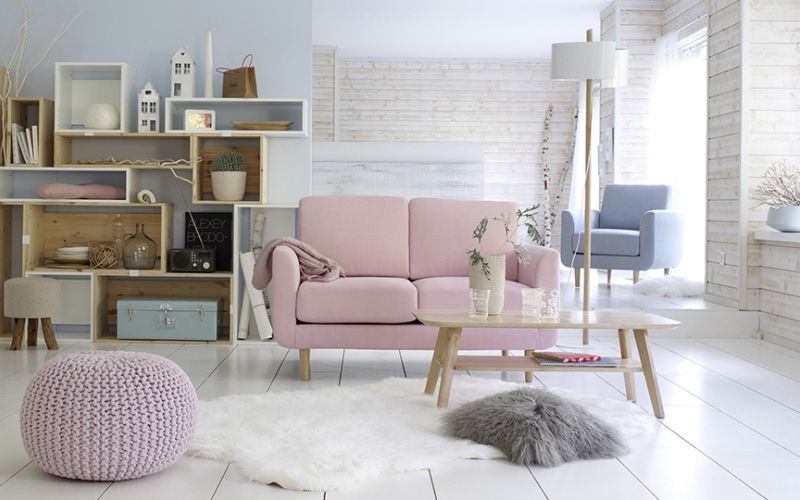 Цвет «Балетная туфелька» (Ballet Slipper) в интерьере: где применять и с чем сочетать