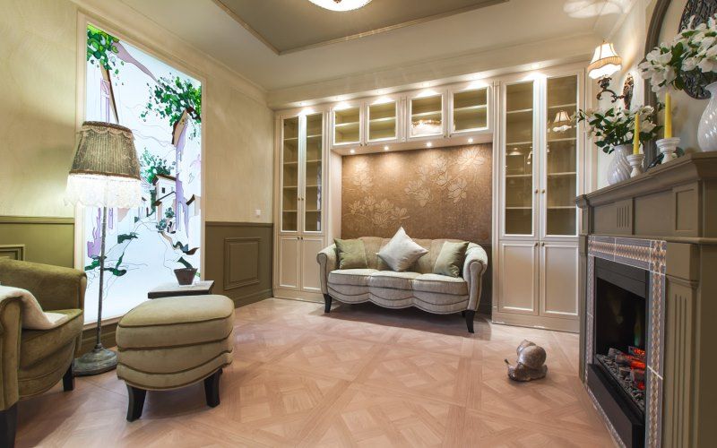 Дизайн интерьера комнаты без окон — как оформить помещение без естественного света (+45 фотоидей)