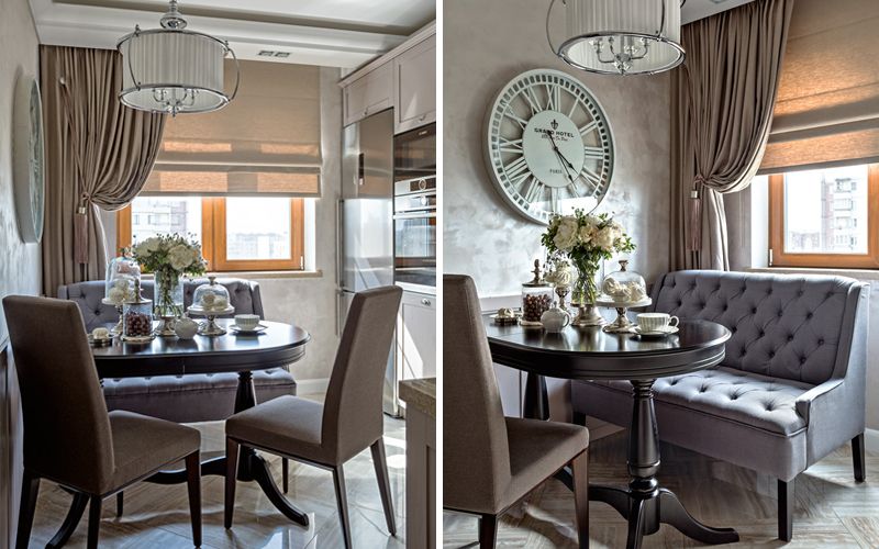 Двухкомнатная хрущевка в современном классическом стиле