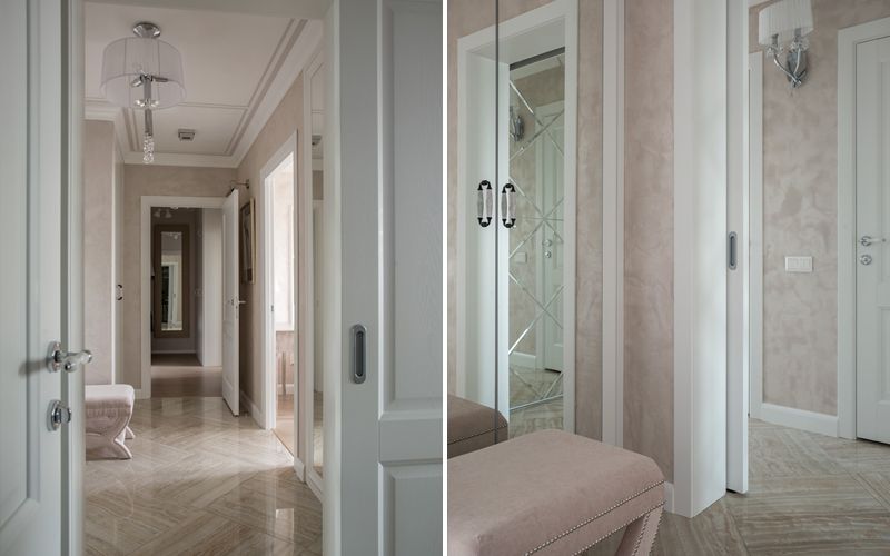 Двухкомнатная хрущевка в современном классическом стиле