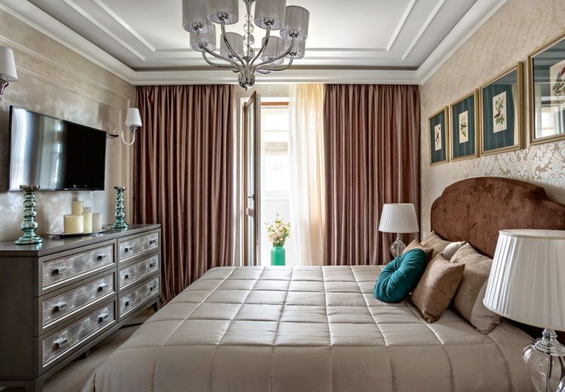 Двухкомнатная хрущевка в современном классическом стиле