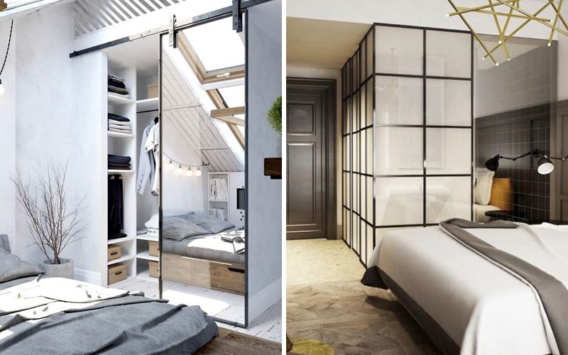 Гардеробная в спальне: планировка, дизайн, размещение Гардеробная в спальне: планировка, дизайн, размещение