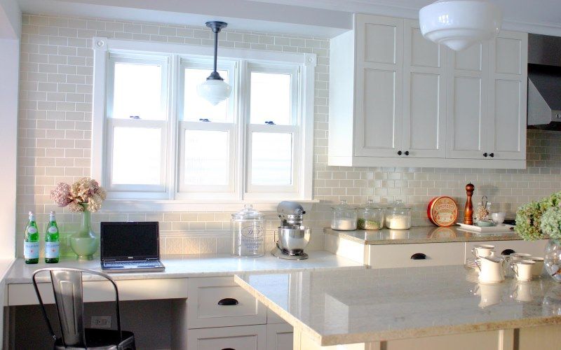 Где на кухне разместить компьютер — выбираем место для работы (+25 фото)