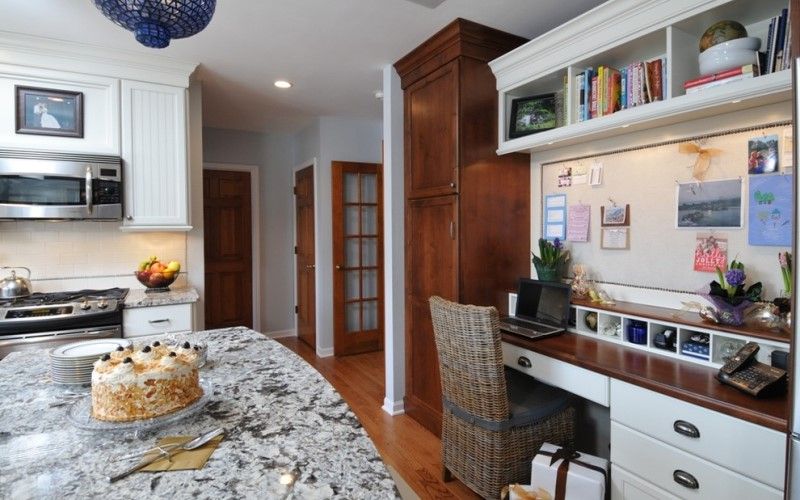 Где на кухне разместить компьютер — выбираем место для работы (+25 фото)
