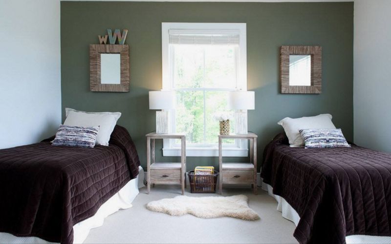 Как разместить две отдельные кровати в детской комнате (+40 фотоидей)