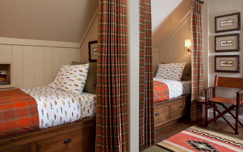 Как разместить две отдельные кровати в детской комнате (+40 фотоидей)