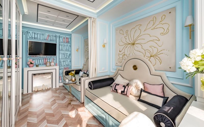 Как разместить две отдельные кровати в детской комнате (+40 фотоидей)