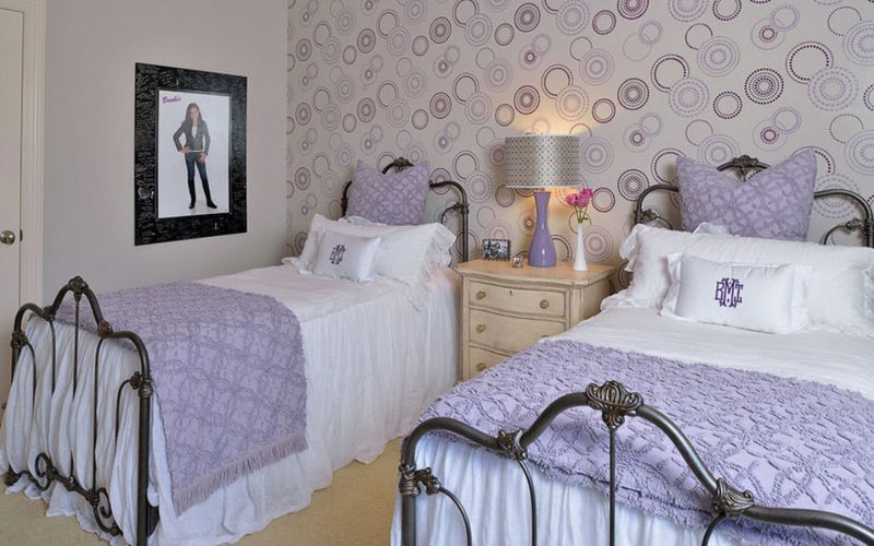 Как разместить две отдельные кровати в детской комнате (+40 фотоидей)