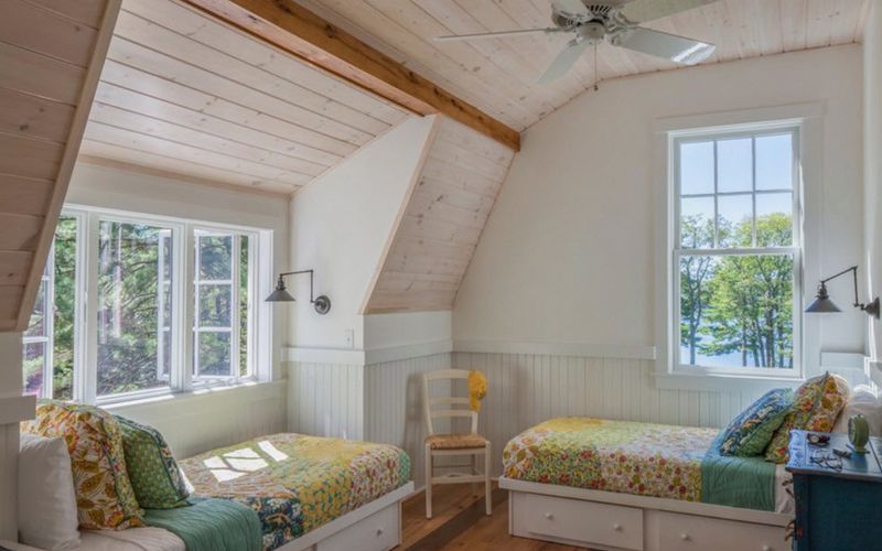 Как разместить две отдельные кровати в детской комнате (+40 фотоидей)