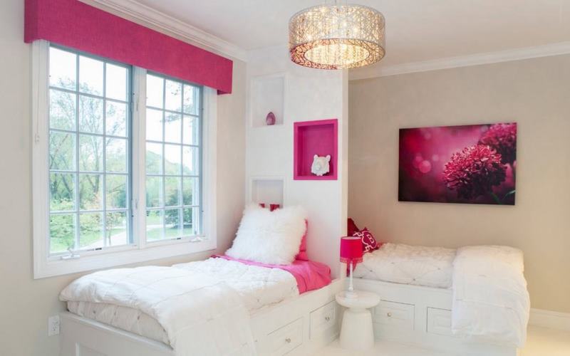 Как разместить две отдельные кровати в детской комнате (+40 фотоидей)