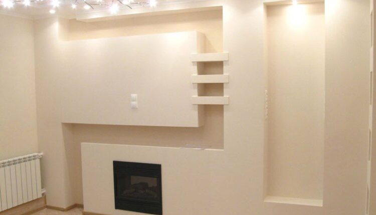 Ниша в стене из гипсокартона в интерьере — 100 фото идей