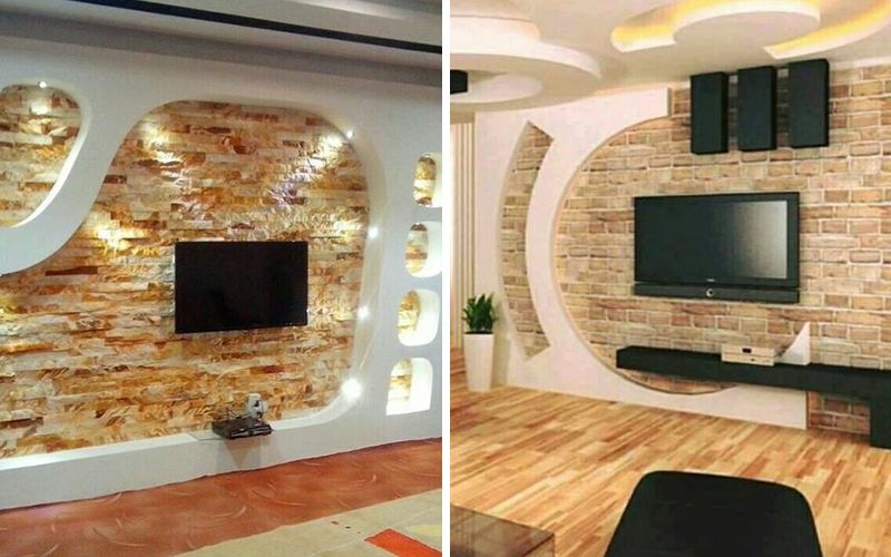 Ниша в стене из гипсокартона в интерьере — 100 фото идей