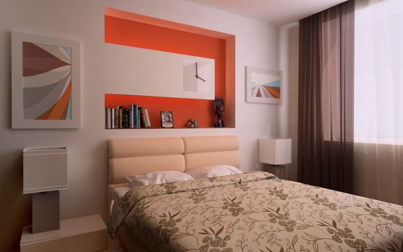 Ниша в стене из гипсокартона в интерьере — 100 фото идей