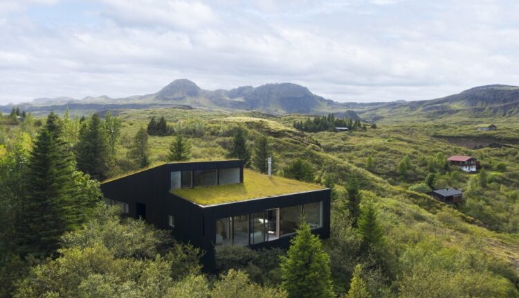 Оригинальная обитель для отдыха с «живой» зеленой крышей