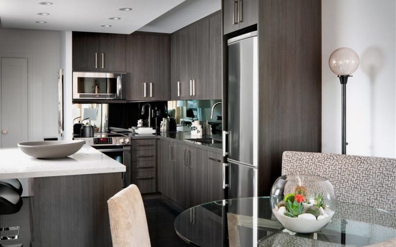 Планировка и дизайн угловой кухни — как удобно разместить мебель и технику (+50 фото)