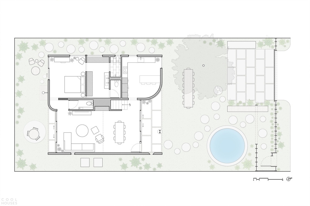 Семейная резиденция - городское убежище с эффектным дизайном