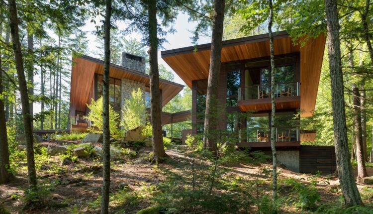 Загородная резиденция, погруженная в идиллический пейзаж