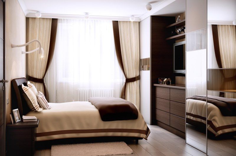 Дизайн и оформление вытянутой спальни — создаём комфортное пространство в узкой комнате (+60 фотоидей)