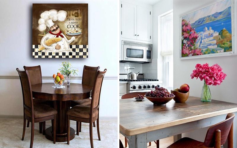 Как украсить стену над столом на кухне — 80 идей с фото Как украсить стену над столом на кухне — 80 идей с фото